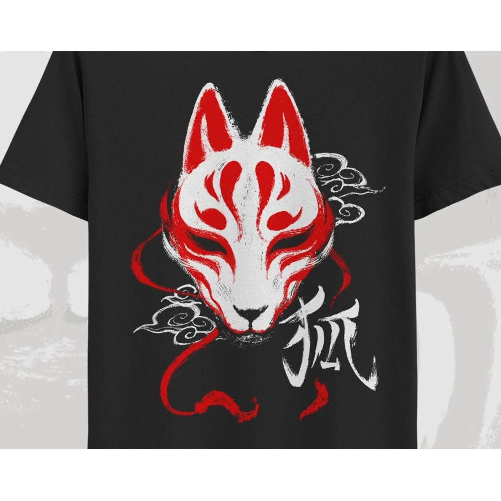 Vintage Fashion Tokyo - Kitsune mask T shirt japanese fox