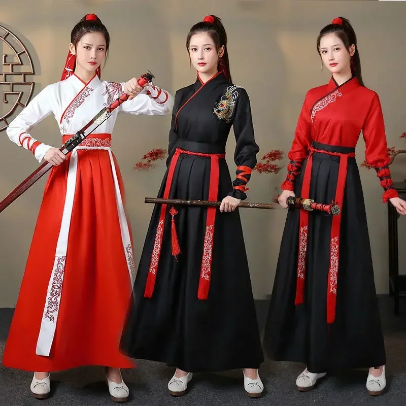 Vintage Fashion For Men - Modern Hanfu Women Top Skirt 2