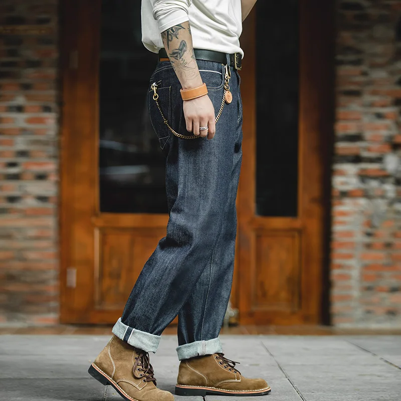 Retro Track Pant - Maden Vintage Denim Jeans Suông Nam