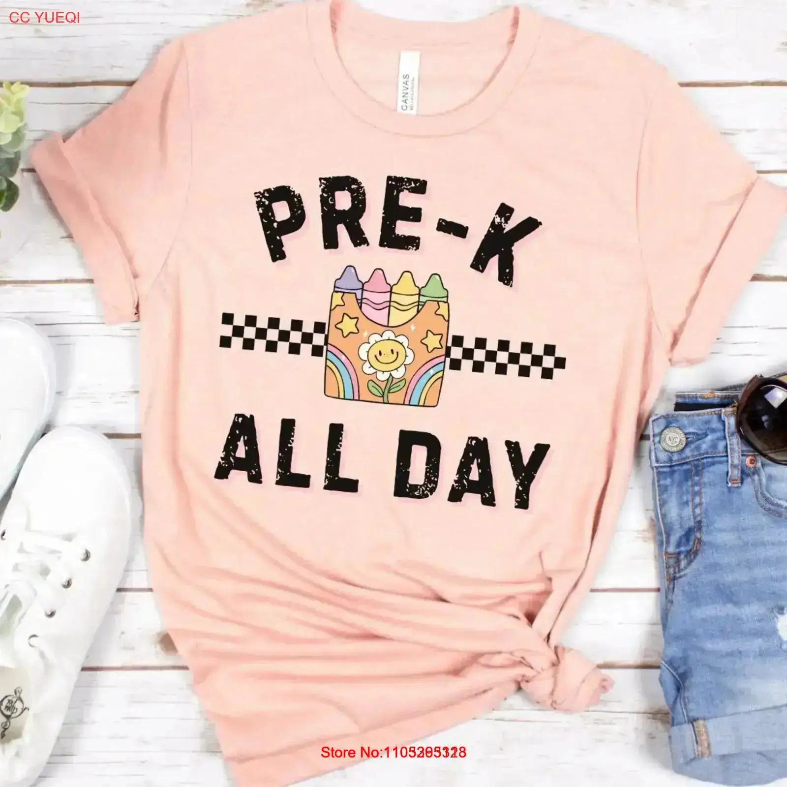 Vintage Vibes Fashion - Teacher Vibes Pre K Education All