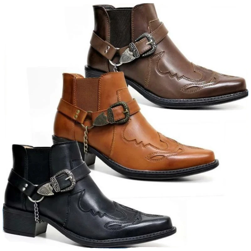 Vintage Fashion For Men - Fashion 2026 Men's Vintage Cowboy Boots
