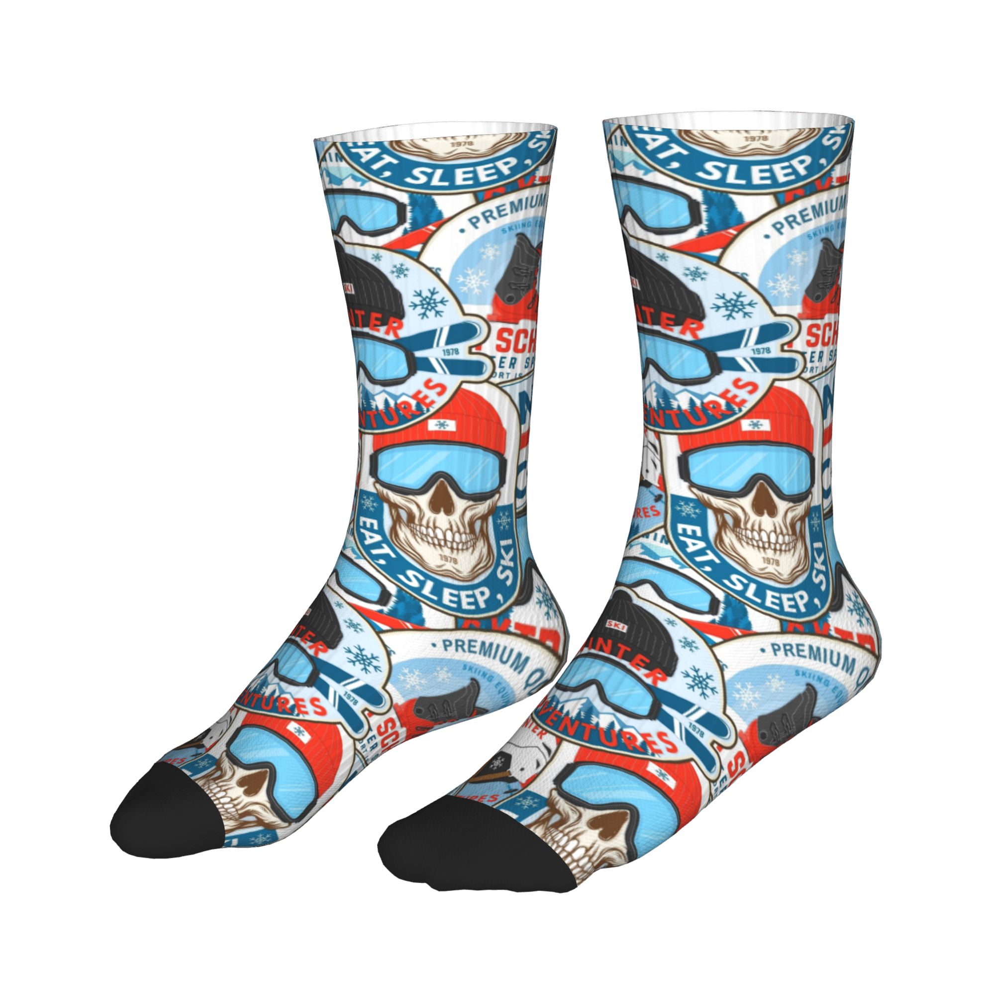 Vintage Red Blue Ski Club Seam - đánh giá và giá Vintage Fashion For Men