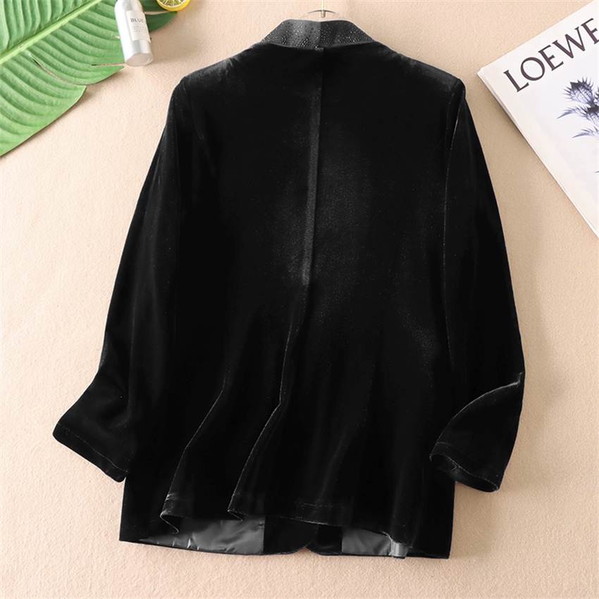 Autumn Winter Big Size Vintage - đánh giá và giá Velvet Blazer Vintage