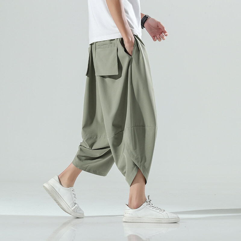 2025 Summer Men Chinese Style  - đánh giá và giá Retro Track Pant