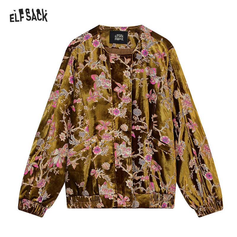 ELFSACK Gold Velvet Jacket Wom - đánh giá và giá Velvet Blazer Vintage