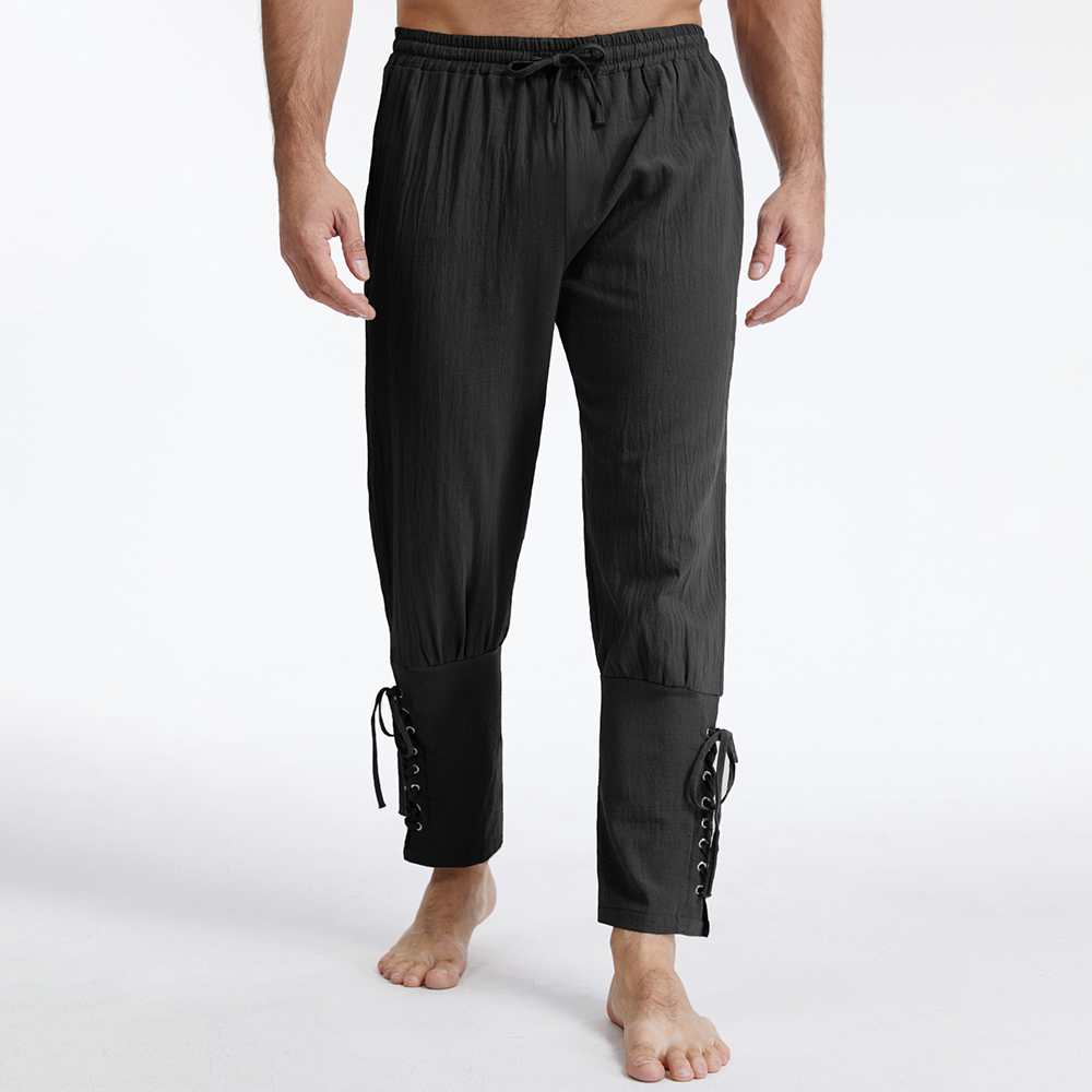 Men's Vintage Cotton Linen Sol - đánh giá và giá Retro Track Pant