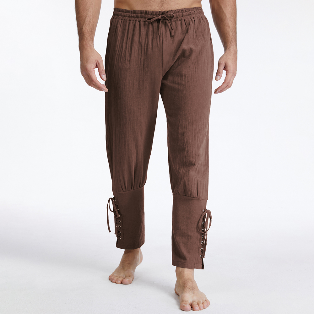 Men's Vintage Cotton Linen Sol - đánh giá và giá Retro Track Pant