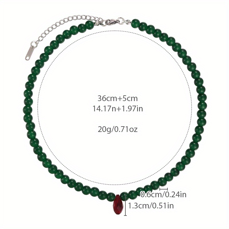 Vintage Green Beaded Necklace  - đánh giá và giá Vintage Fashion Faire