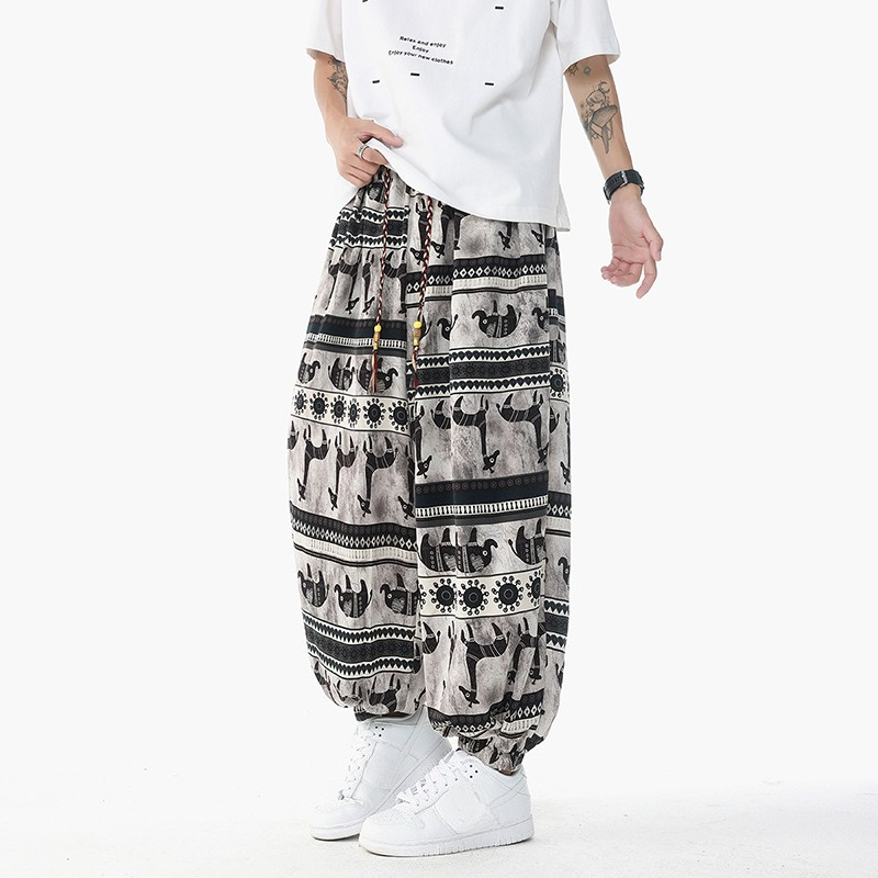 Holiday Style Printed High Wai - đánh giá và giá Retro Track Pant