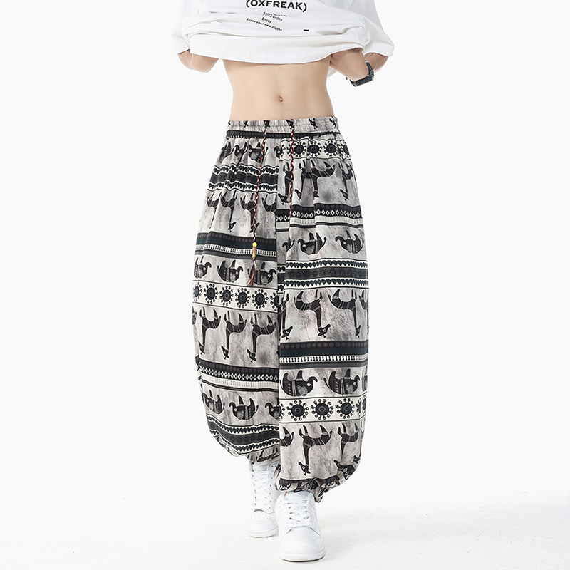 Holiday Style Printed High Wai - đánh giá và giá Retro Track Pant