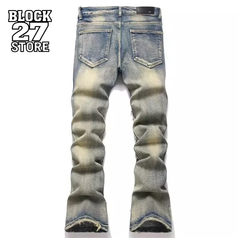 New Hip Hop Vintage Distressed - đánh giá và giá Retro Track Pant