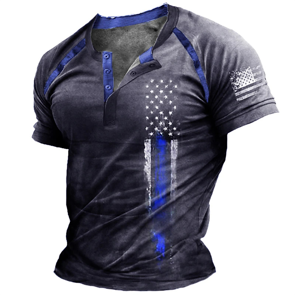 Funny 3D American Flag Print M - đánh giá và giá Vintage Fashion For Men