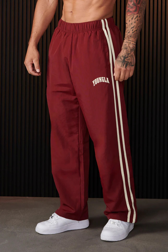 Men Double Side Stripe Quick D - đánh giá và giá Retro Track Pant