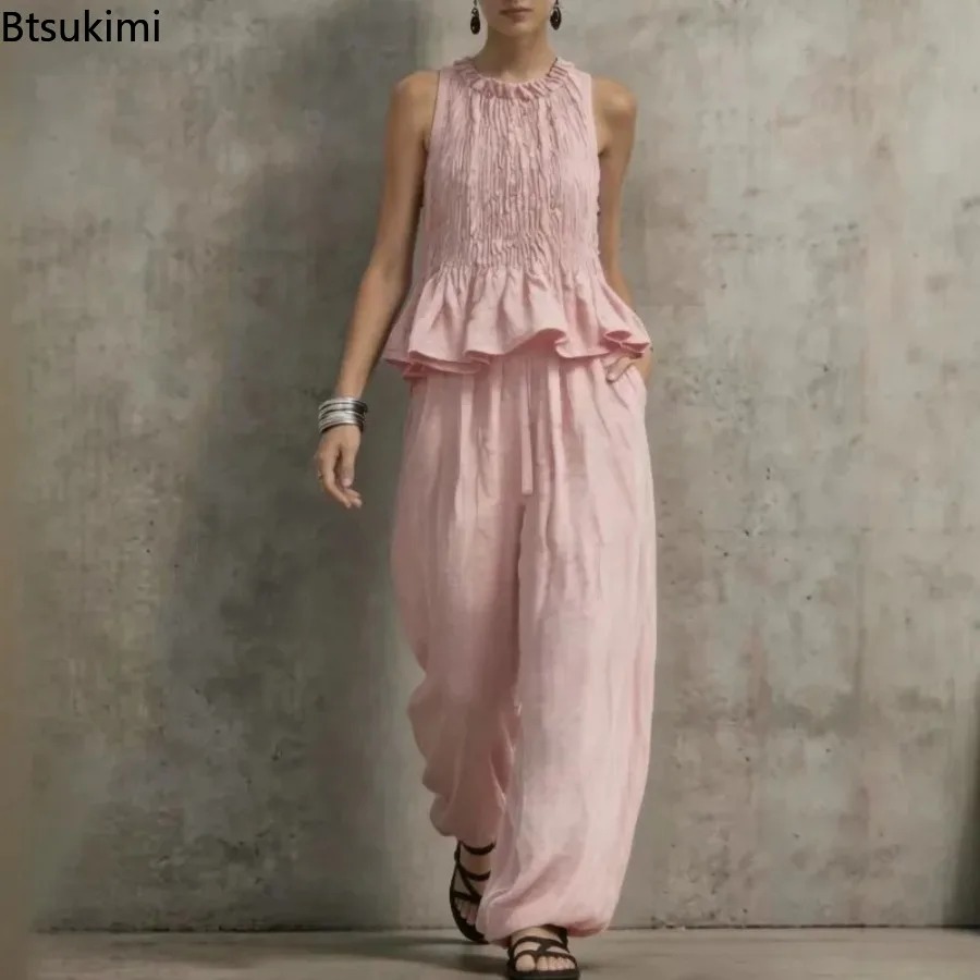 Simple Ruffle Hem Sleeveless T - đánh giá và giá Retro Track Pant