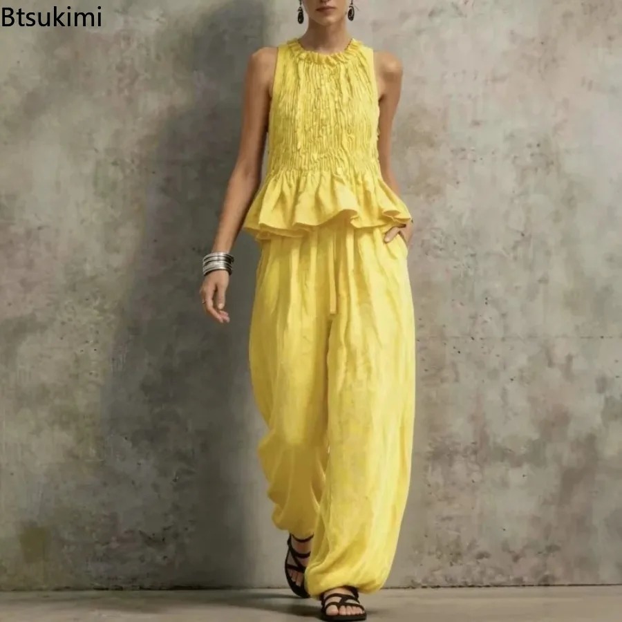 Simple Ruffle Hem Sleeveless T - đánh giá và giá Retro Track Pant
