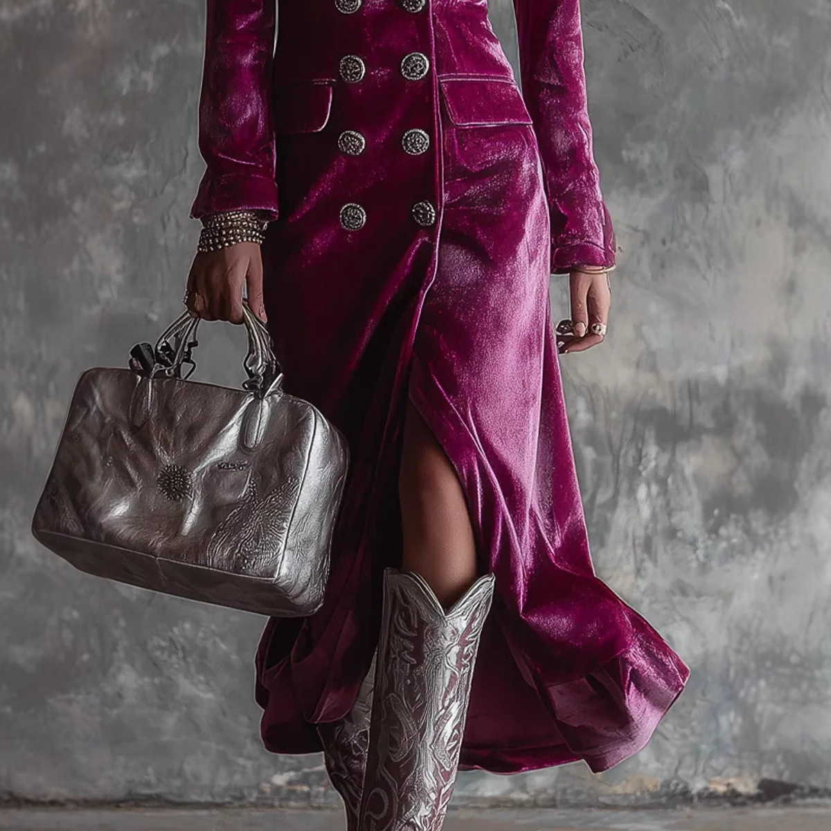 Vintage Velvet Long Blazer Dre - đánh giá và giá Velvet Blazer Vintage
