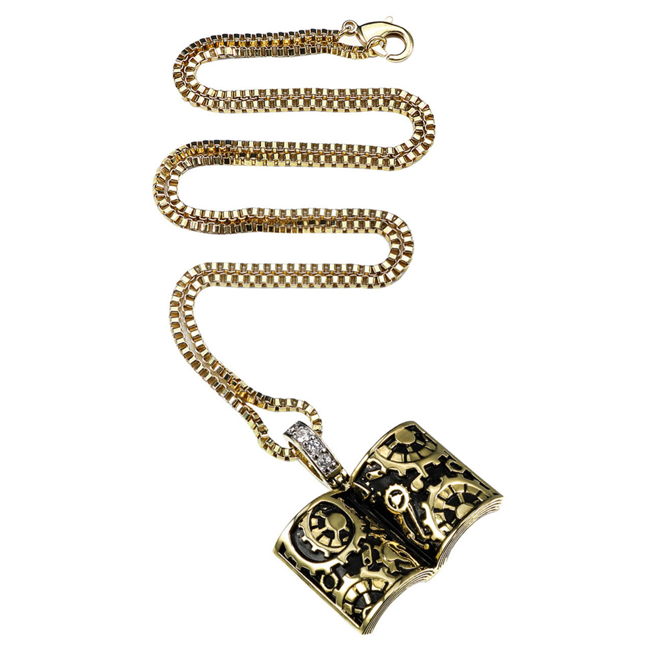 VANAXIN Punk Retro Book Pendan - đánh giá và giá Vintage Fashion Library