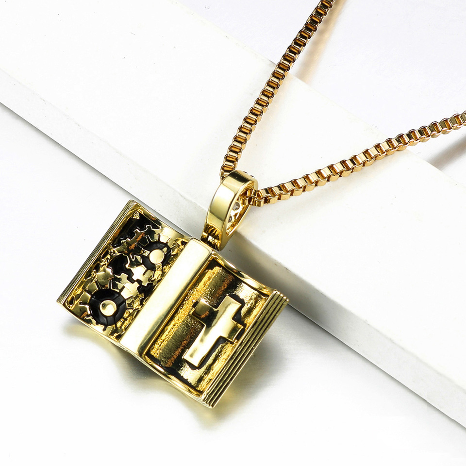 VANAXIN Punk Retro Book Pendan - đánh giá và giá Vintage Fashion Library