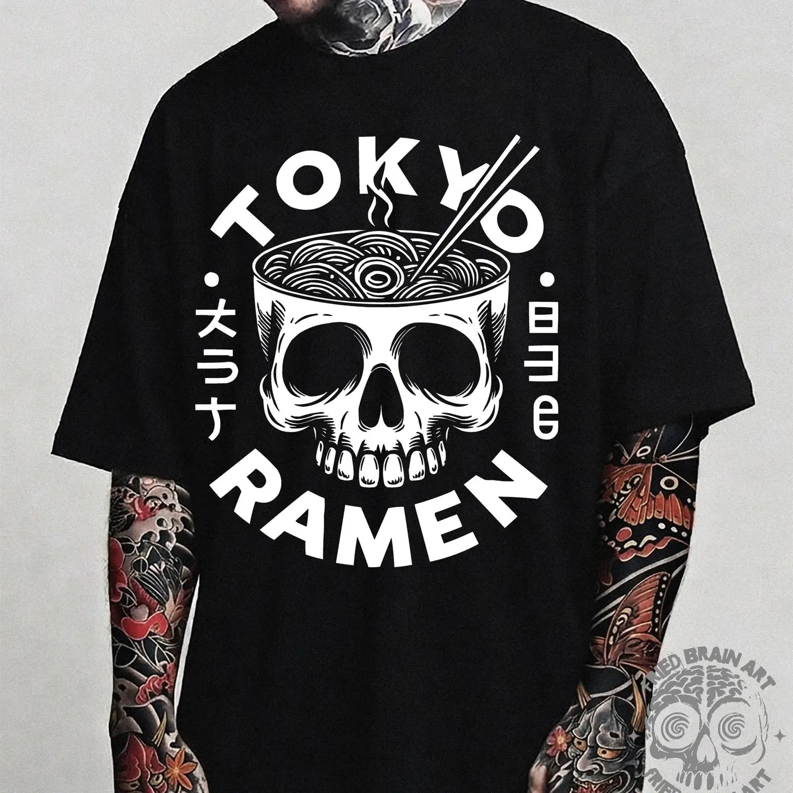 Tokyo Skull Ramen T Shirt Japa - đánh giá và giá Vintage Fashion Tokyo